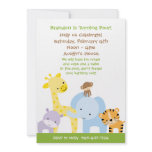 Jungle Birthday Party Invitation