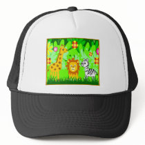 Jungle Friends Mesh Hats