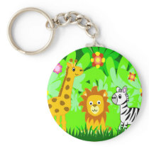 Jungle Friends Keychain