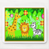Jungle Friends Mouse Pads