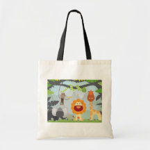 Jungle Fun Canvas Bag