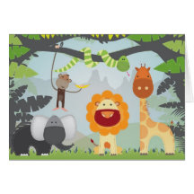 Jungle Fun Greeting Cards