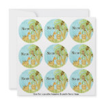 Jungle Giraffe Baby Cupcake Topper Shower Kit invitations