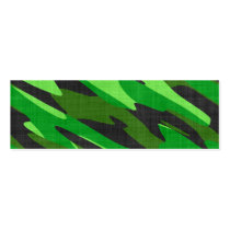 jungle green army camouflage textured business cards