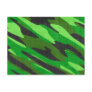 jungle green army camouflage textured post card