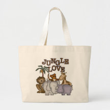 Jungle Love Tshirts and Gifts Canvas Bags