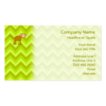 Jungle Monkey. Business Cards
