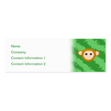 Jungle Monkey, Face. Business Card Templates