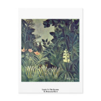 Jungle On The Equator By Rousseau Henri Postcards