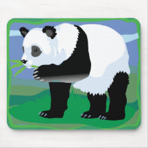 Jungle Panda Bear Mouse Mat