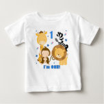 Jungle Safari 1st Birthday T-shirt