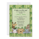 Jungle Safari Baby Shower Personalised Invite
