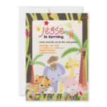 Jungle Theme/Personalised Party/photo invitations