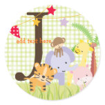 Jungle Theme stickers/add monogram