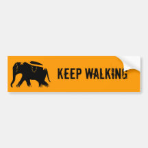 Jungle Walker Bumper Sticker