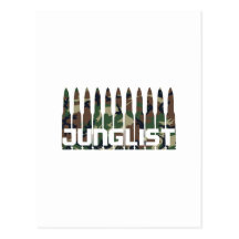 Junglist Camouflage Postcard