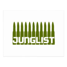 Junglist Green Post Card