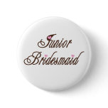 Junior Bridesmaid Classy Browns buttons