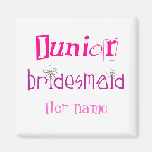 Junior Bridesmaid Magnet