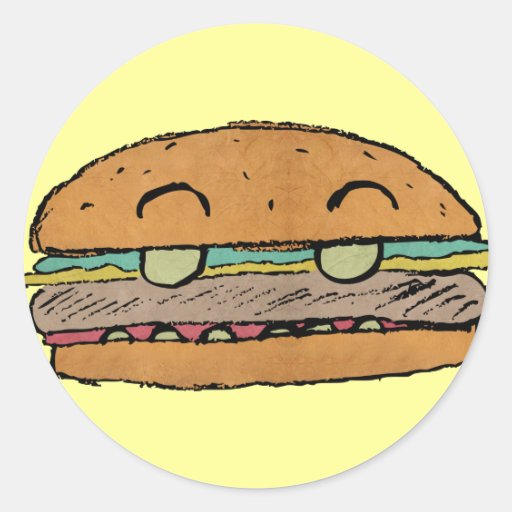 Junior Burger Sticker