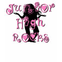 Junior High Rocks - Hearts Flowers t-shirts