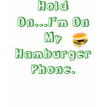JUNO Hamburger Phone. t-shirts