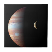 Jupiter and Io Ceramic Tiles