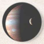 Jupiter and Io Drink Coaster