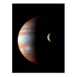 Jupiter and Io Post Card