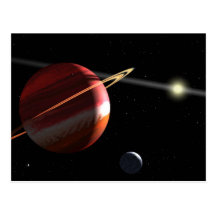 Jupiter-mass planet orbiting the nearby star Epsil Postcard