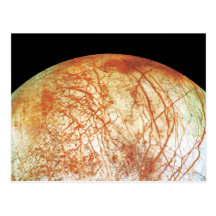 Jupiter's Moon Europa Post Card