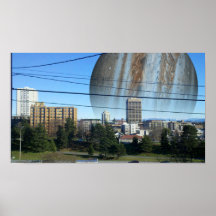 Jupiter's Newest Moon Poster