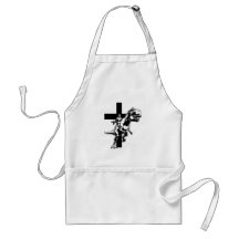 Jurassic Jesus Aprons