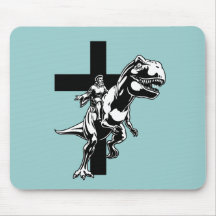 Jurassic Jesus Mousemats