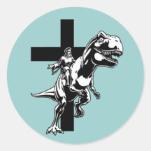 Jurassic Jesus Stickers