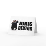 "Juris Debtor" Notecards