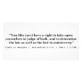 Jury Nullification State of Georgia vs Brailsford Personalized Photo Card