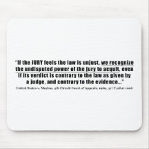 Jury Nullification United States v. Moylan 1969 Mousepad