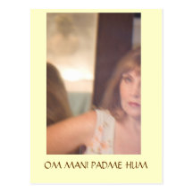 just a blur, OM MANI PADME HUM Postcards