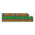 Just a Dog Australian Cattle Dog Bumper Sticker bumper stickers