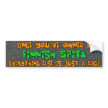 Just a Dog Finnish Spitz Bumper Sticker bumper stickers