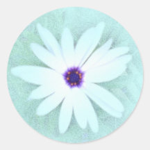 Just a flower round sticker