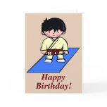 Just a Gup Martial Arts birthday card