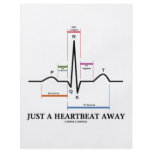 Just A Heartbeat Away (EKG/ECG) flyers