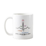Just A Heartbeat Away (EKG/ECG) mugs