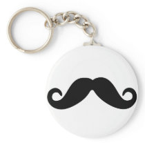 just a moustache keychain