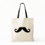 just a moustache tote bag