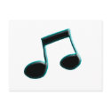 JUST A NOTE (MUSIC) postcards