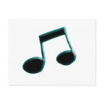 JUST A NOTE (MUSIC) postcards