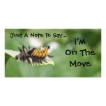 Just A Note To Say..., I'mOn The Move... photo cards